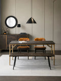 WOODOT Smoked Oak Dining Table