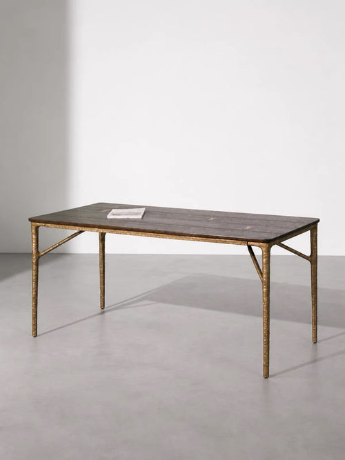 WOODOT Smoked Oak Dining Table